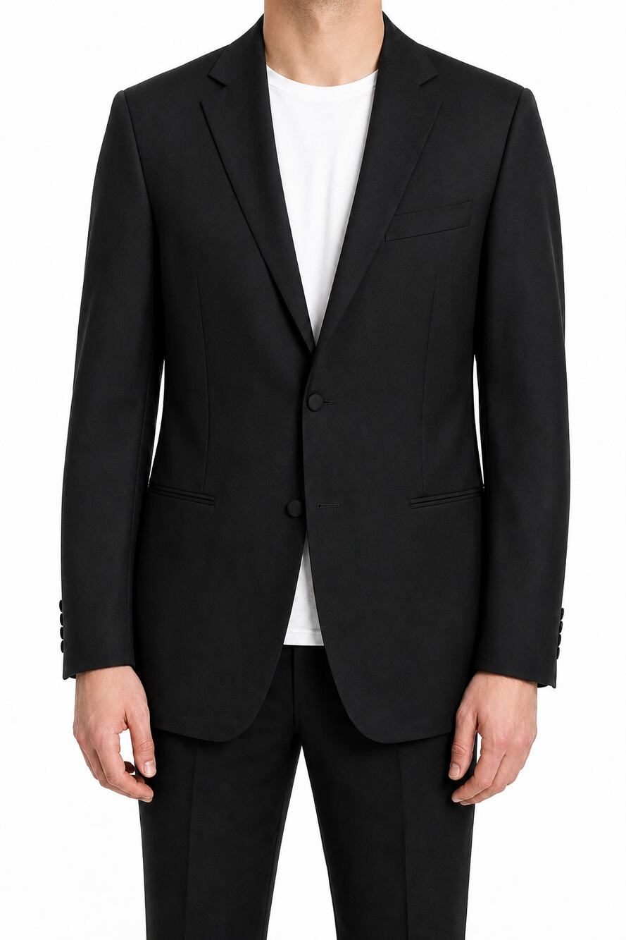 Hickey Freeman for Nordstrom Canterbury Wool Tuxedo Dinner Single Jacket Men 41L